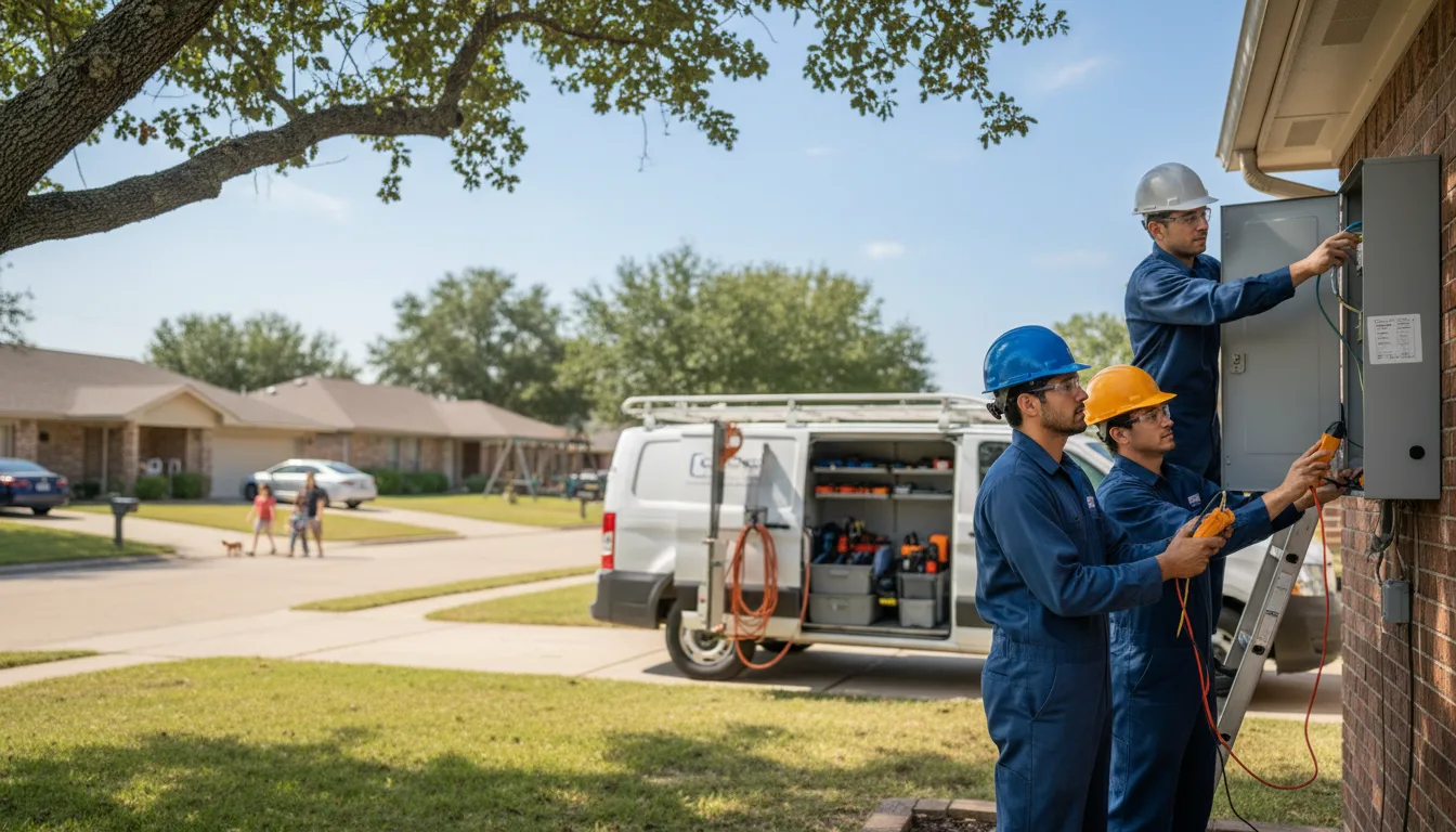 Certified electrician providing emergency electrical services in Novinger, MO